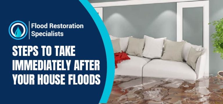 Immediately After Your House Floods